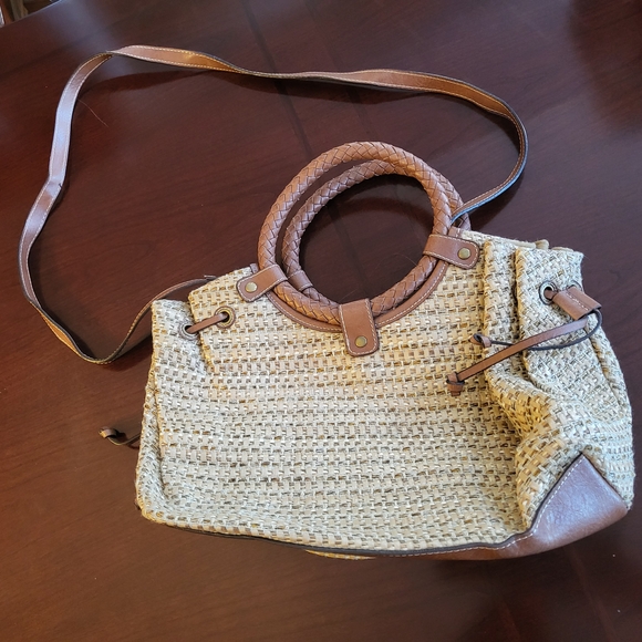 Relic Tan and Brown Crossbody Bag - Picture 1 of 6